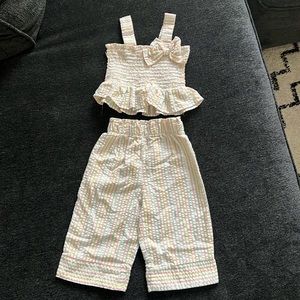 Goodlad striped set. Size 18months